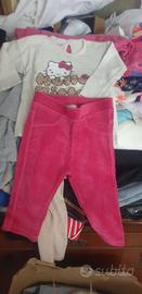 pantalone bimba  con t shirt 