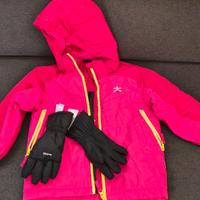 Giacca neve con guanti 