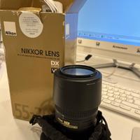 nikon obiettivo 55-300 mm 