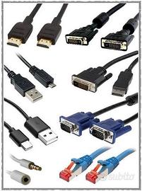 Cavi hdmi, svideo, ethernet, scart, rgb,vga