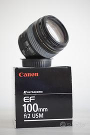 Obiettivo Canon EF 100mm f2