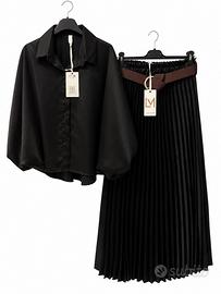 Completo donna camicia e gonna