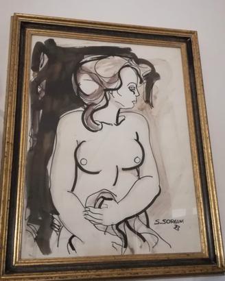 quadro Sergio Sorgini (nudo)