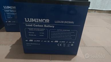 AGM Batterie Lead Carbon Luminor LLC6-230