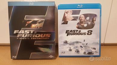 FAST & FURIOUS 1 - 8 BLU RAY
