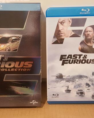 FAST & FURIOUS 1 - 8 BLU RAY