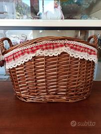 Vacchetti vimini foderato 