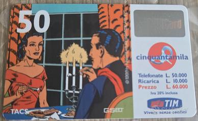 RICARICA TELEFONICA TIM 50 DA COLLEZIONE