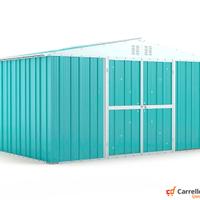 Box lamiera deposito Acciaio 403x269cm azzurro
