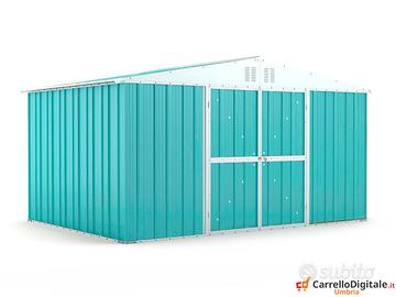Box lamiera deposito Acciaio 403x269cm azzurro