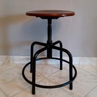 Sgabello industriale anni 50