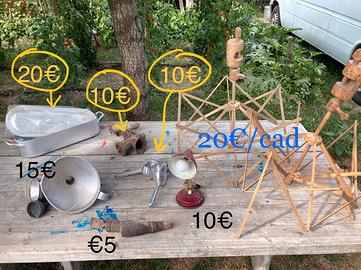 Vari oggetti antichi