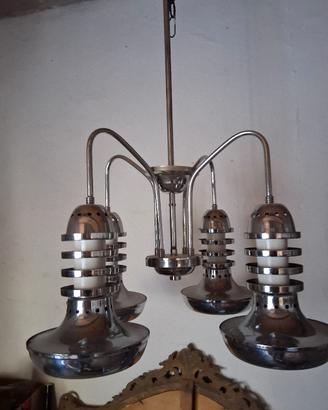 lampadario cromato