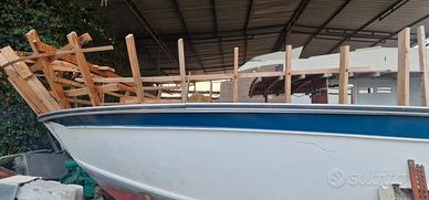 barca open 9.50 mt con cabina adatta escursioni 