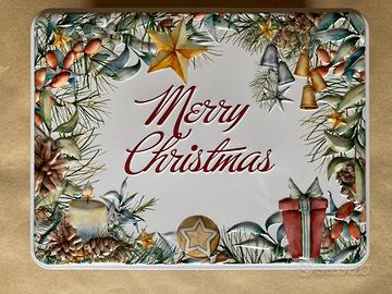 Scatola di latta Merry Christmas