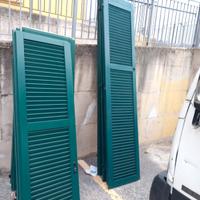 Persiane varie misure verdi legno