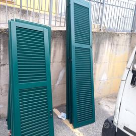 Persiane varie misure verdi legno
