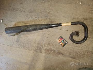 marmitta originale piaggio boxer scarico nos nera 