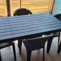 Tavolo e sedie da giardino / esterno
