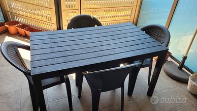 Tavolo e sedie da giardino / esterno