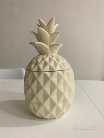 Porta boscotti ananas in ceramica