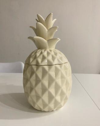 Porta boscotti ananas in ceramica