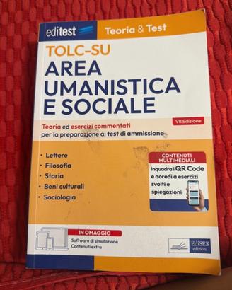 Libro TOLC S U area umanistica e sociale