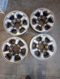 Set 4 cerchi in lega 15" Mitsubishi Pajero
