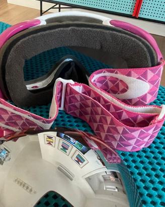 maschera sci snowboard Oakley mai usata donna