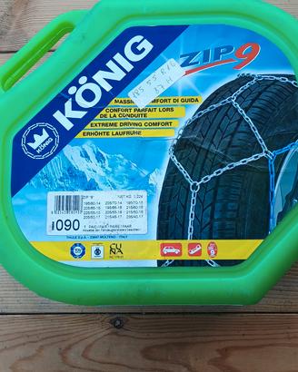 Catene nuove gruppo 090 König Zip 9mm