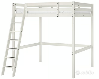 Letto a soppalco STORÅ Ikea con materasso