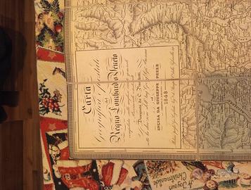 carta geografica Regno Lombardo Veneto