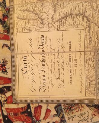 carta geografica Regno Lombardo Veneto