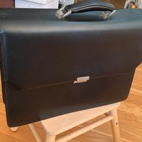 Cartella in vitello nero nuova