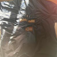 Giaccone napapijri blu scuro con tascone