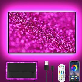 Luci LED TV Ylatoial 4M RGB App e Telecomando