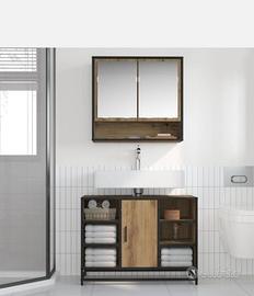 Bobile bagno Industrial con spechiera e lavabo