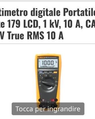 MULTIMETRO FLUKE 179 NUOVO MAI USATO