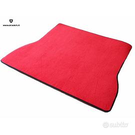 Tappeto baule 500 e 595 completo posteriore ROSSO
