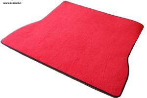 Tappeto baule 500 e 595 completo posteriore ROSSO