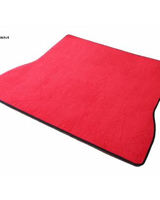 Tappeto baule 500 e 595 completo posteriore ROSSO