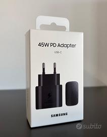 NUOVO Samsung Originale Alimentatore 45W TypeC