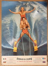 Cartolina che canta vintage originali anni '50