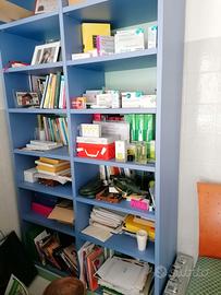 Libreria colore viola/blu