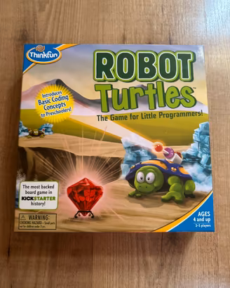 Robot turtle gioco STEM in scatola