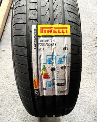 Pneumatici estivi PIRELLI 205/55 r17 91V NUOVI