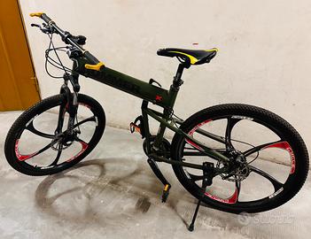 Bicicletta MTB Hummer Pieghevole 26”” militare