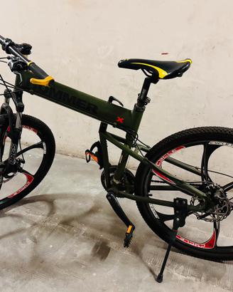 Bicicletta MTB Hummer Pieghevole 26”” militare