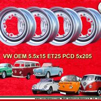 4 pz cerchi Volkswagen Maggiolino 5.5x15 ET25 5x20