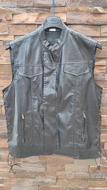 Gilet similpelle nera da motociclista ''Motoclub''